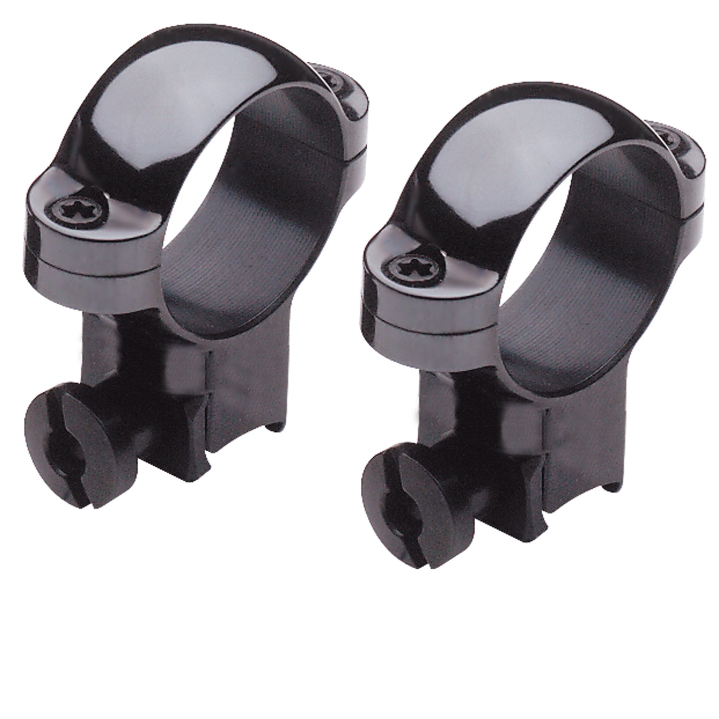 Burris High 1" .22 Rngs Steel Bk