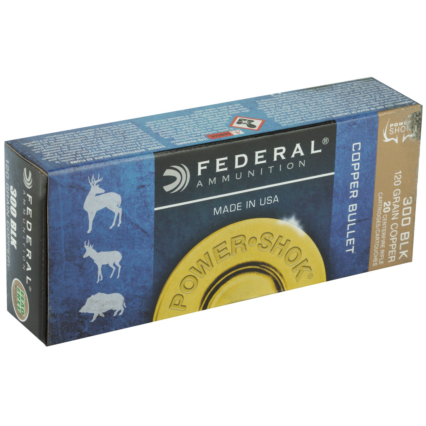Fed 300blk 120gr Power-shk Sp 20