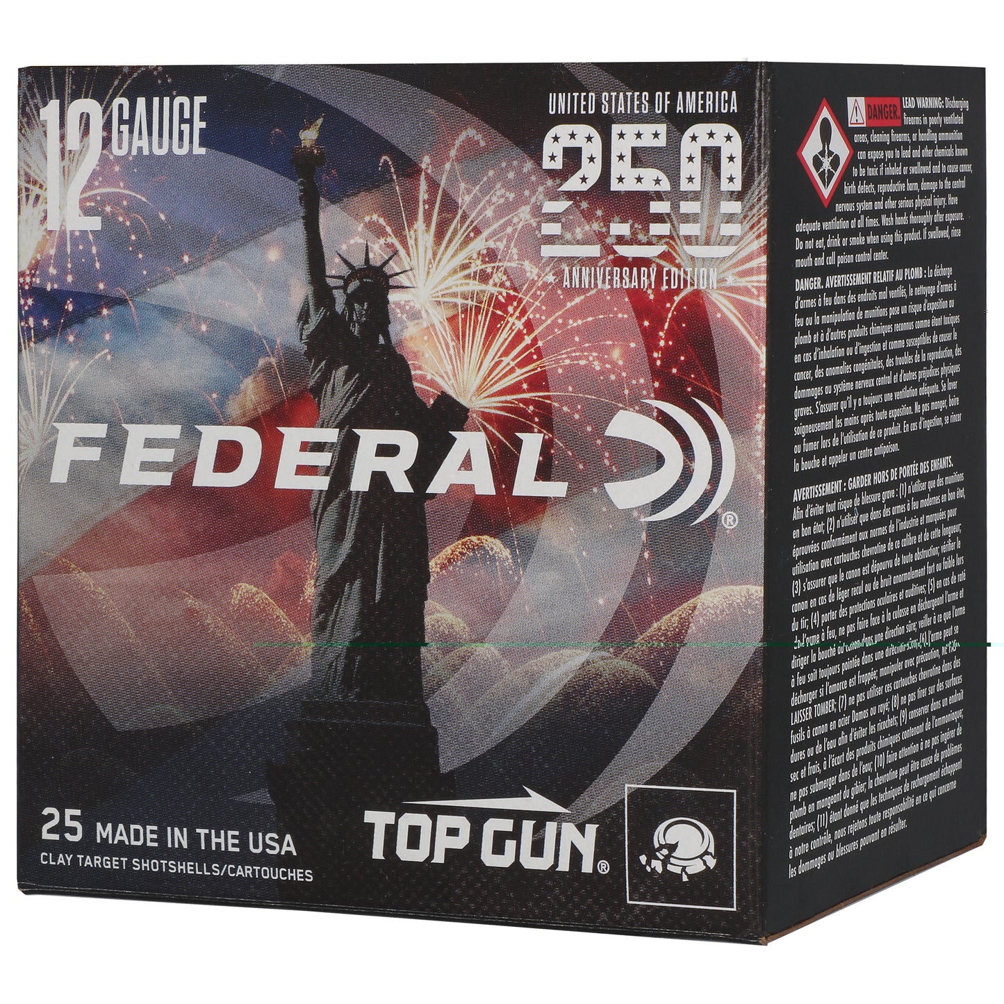 Fed 250th Anv Usa Tpgn 12ga 2.75" #8