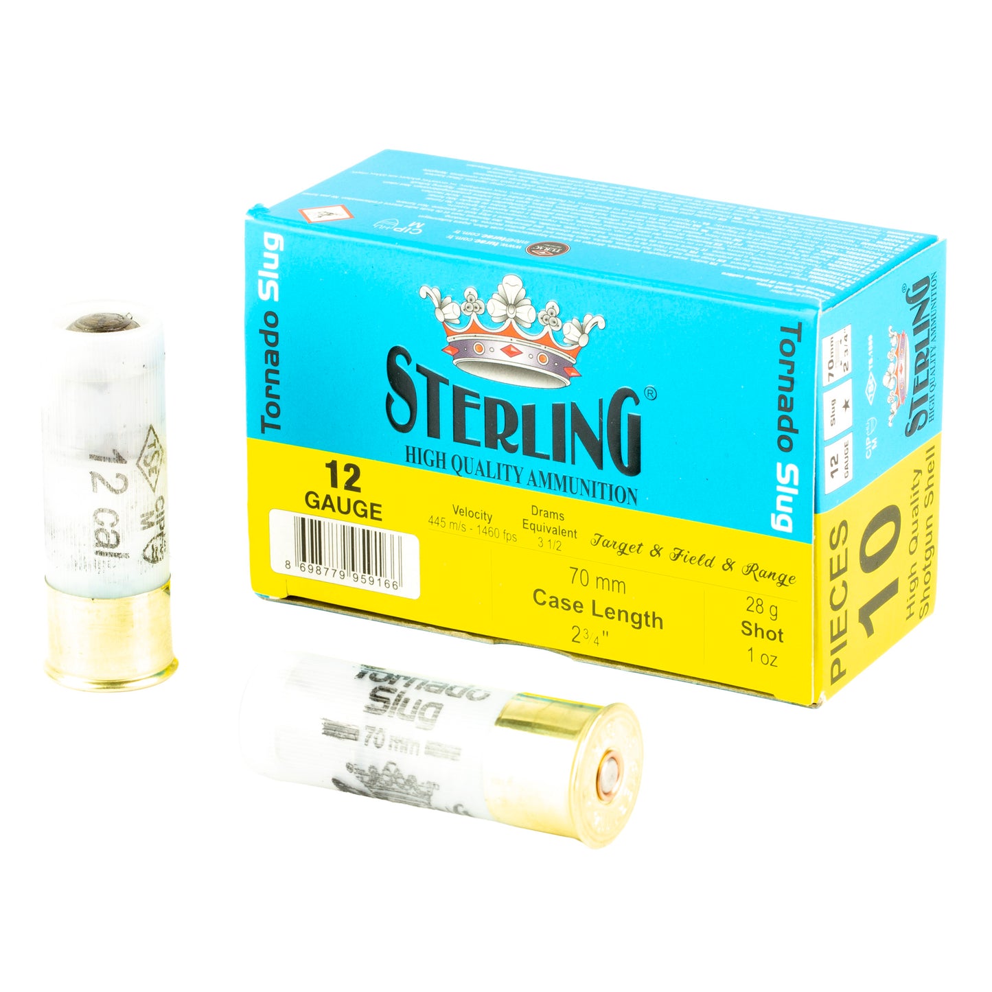Sterling Bg 12ga 2.75" Slug 10/200