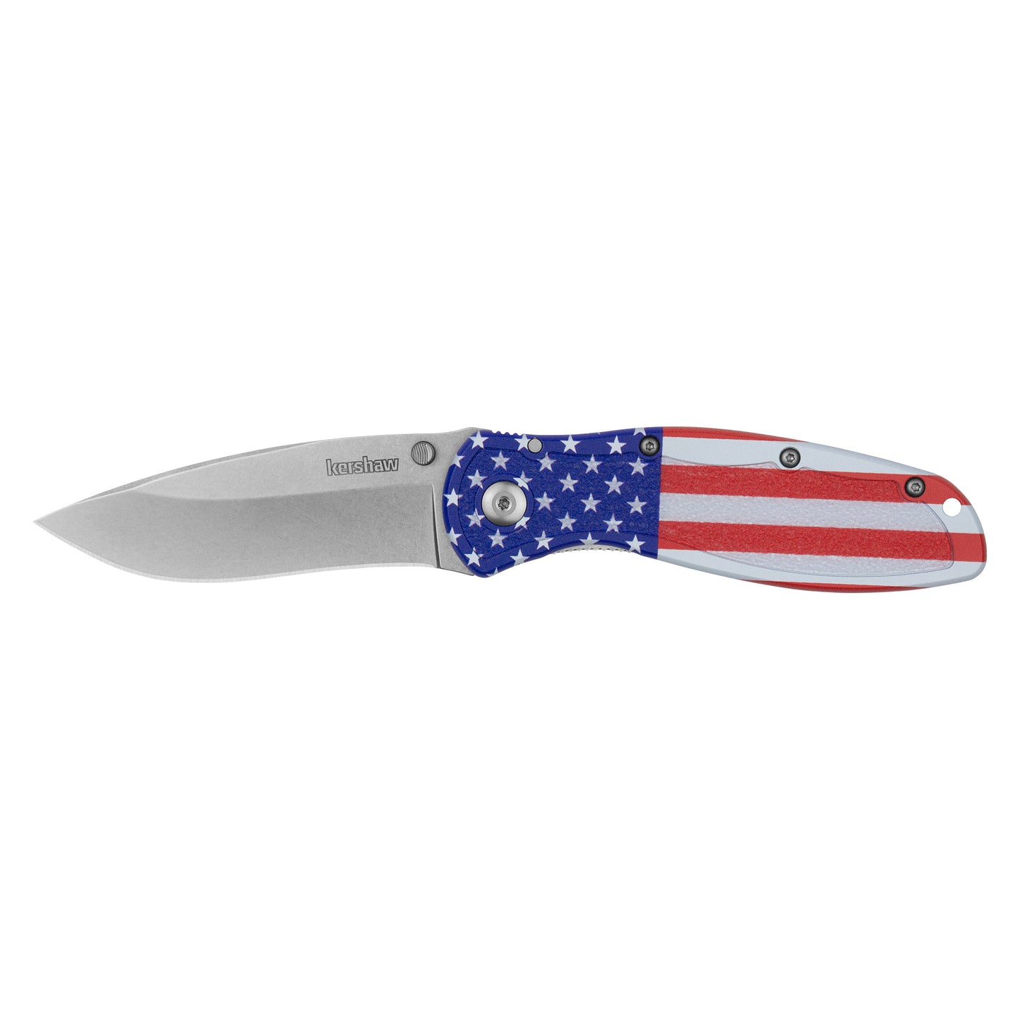 Kershaw Blur Usa Flag 3.4" Rd/wht/bl