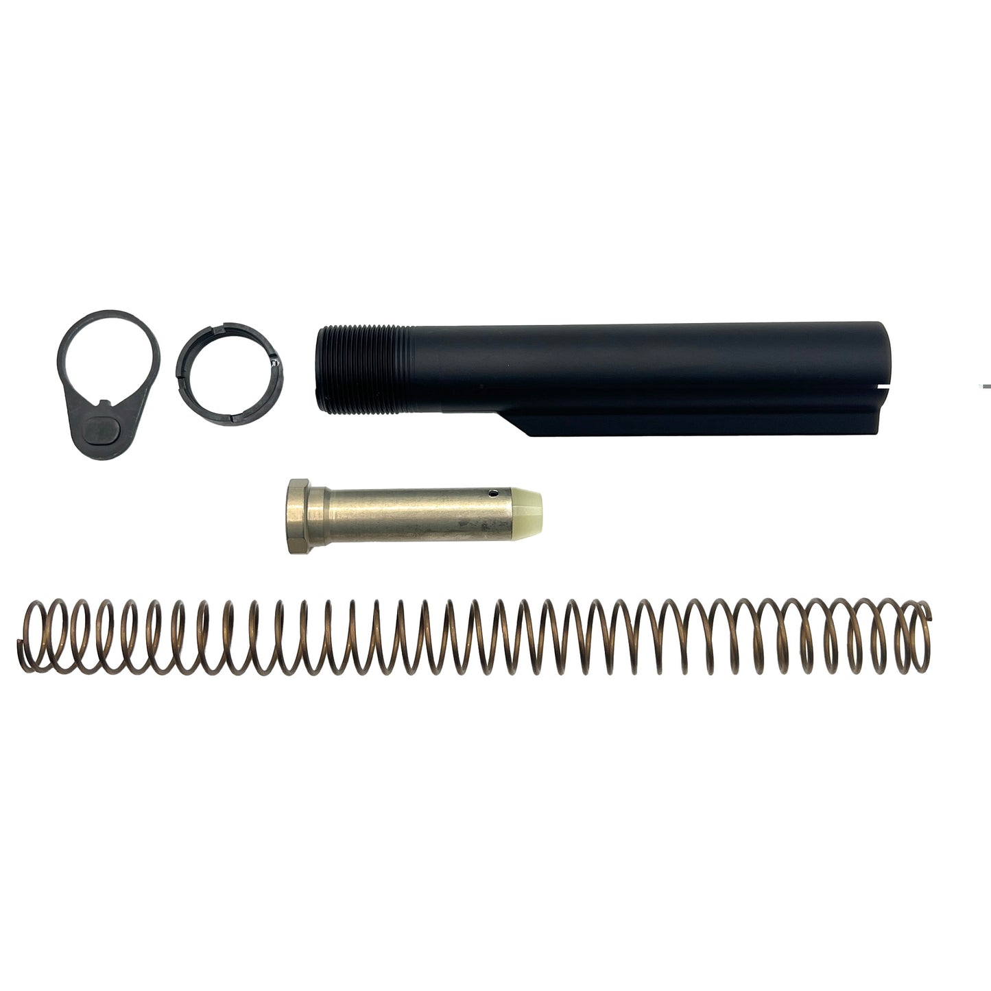 Lbe Ar Buffer Tube Kit H2 Buffer Blk