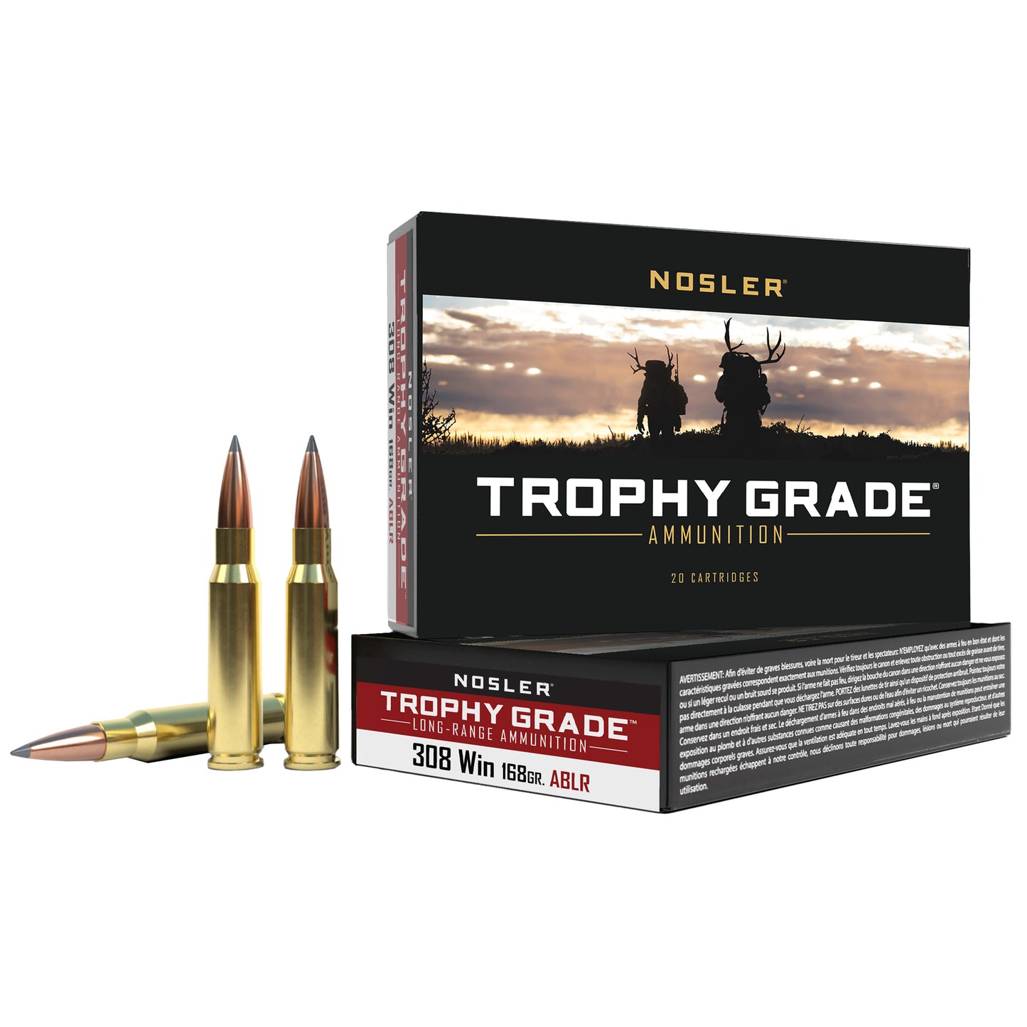 Nosler Tga 308 Win 168gr Ablr 20/200