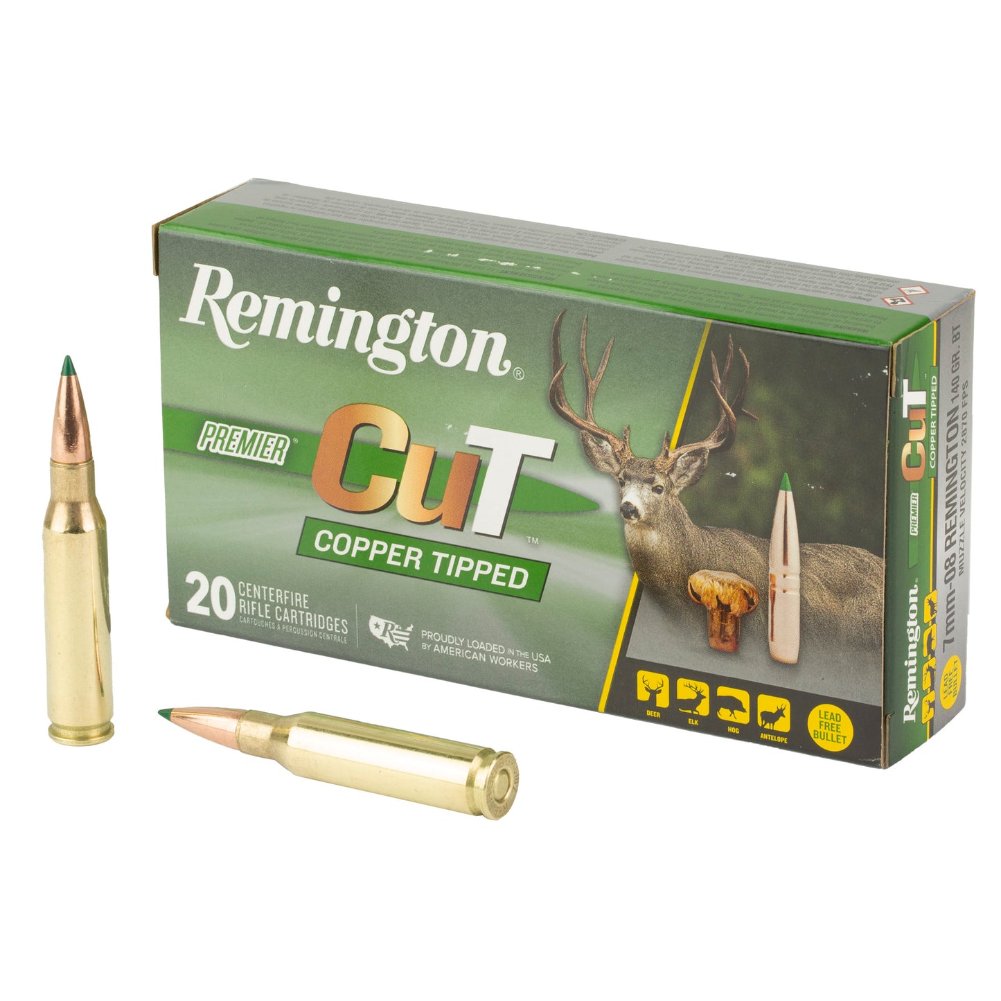 Rem Prmrcut Cpr 7mm-08 140gr 20/200
