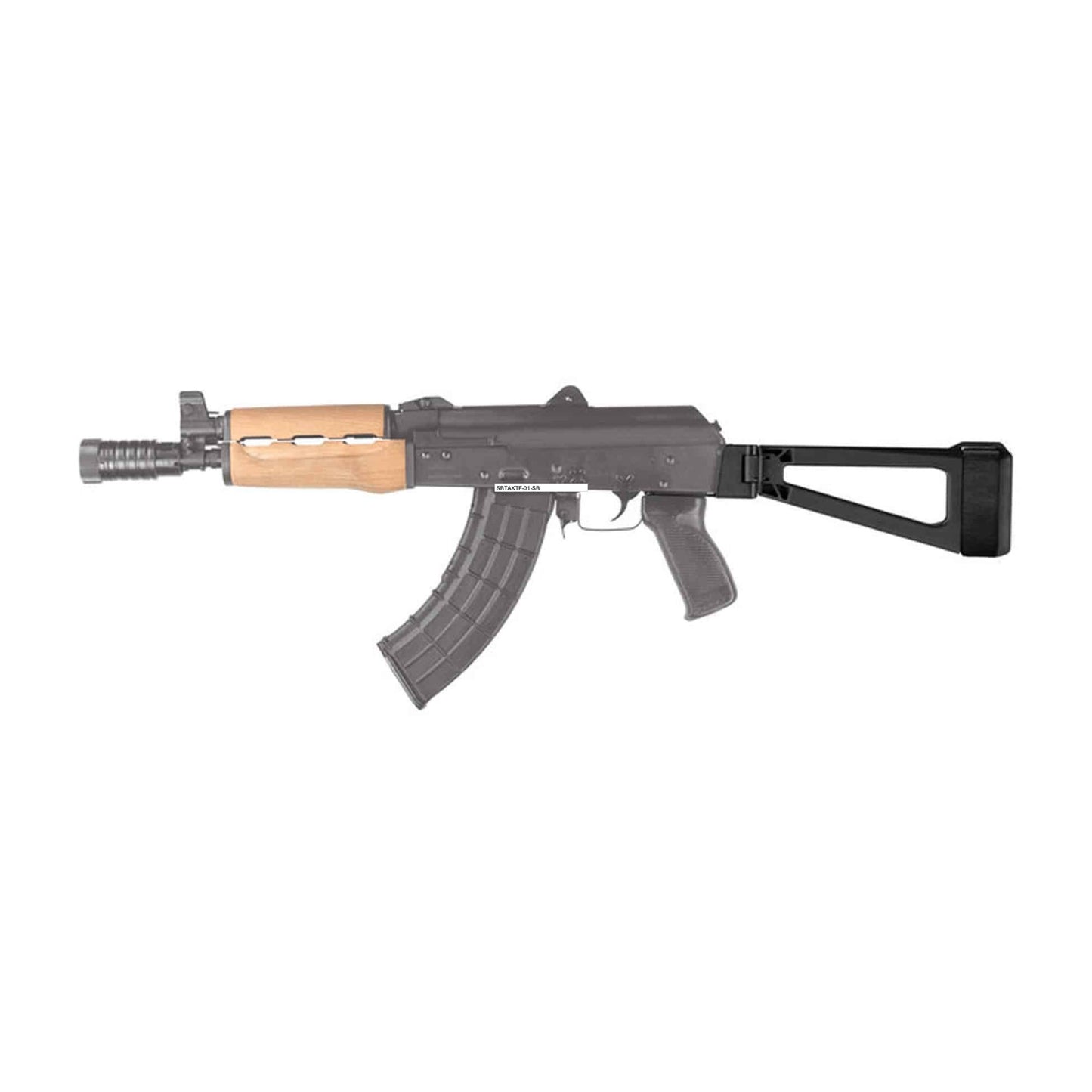 Sb Tact Ak Tri Flding Pst Brace Blk