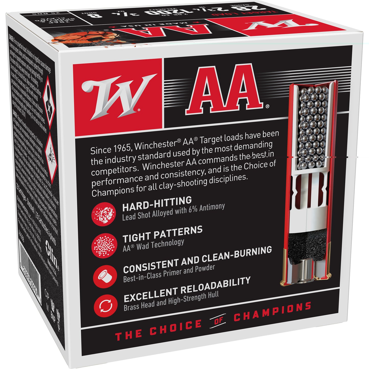 Win Aa 20ga 2.75" #8 25/250