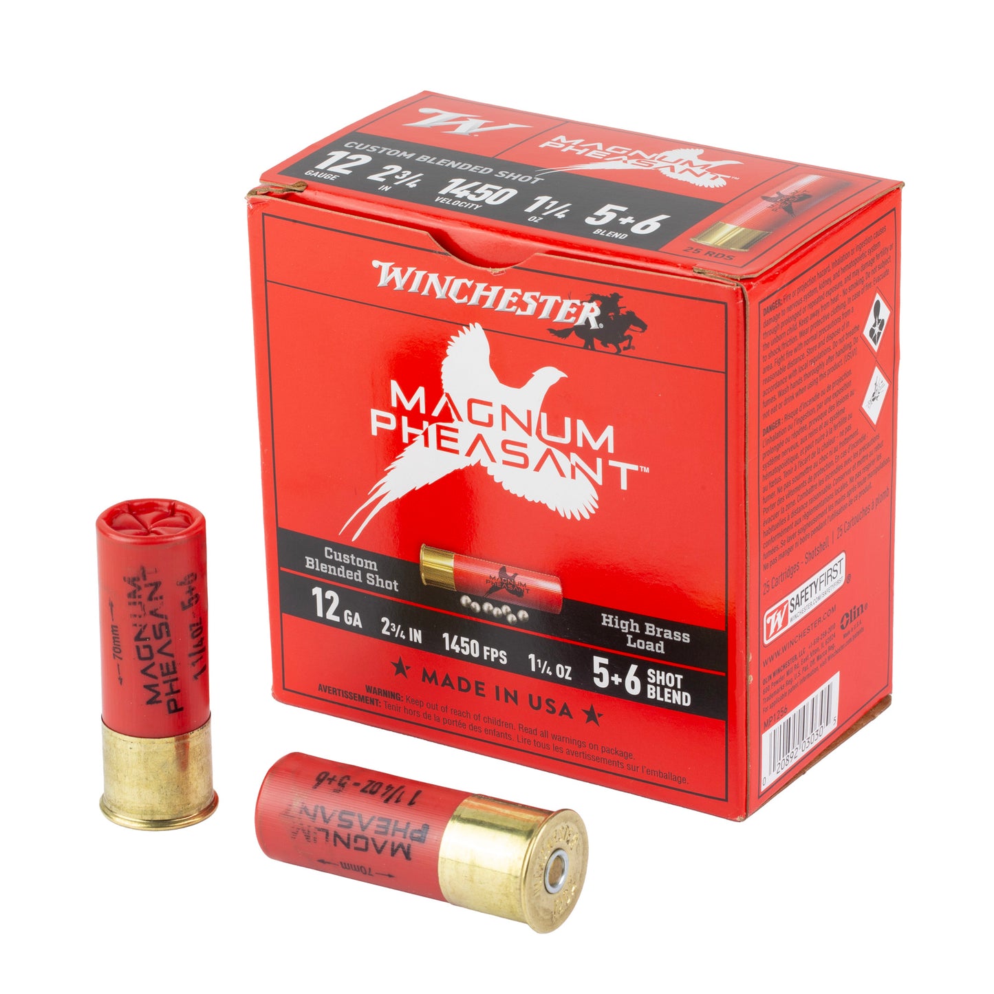 Win Mag Phst 12ga 2.75" #5/#6 25/250