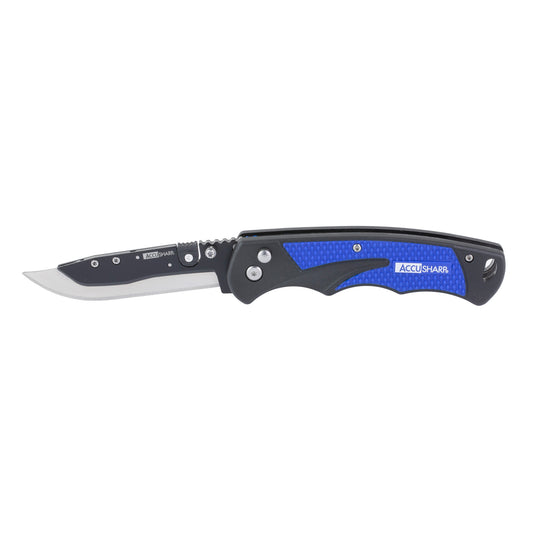 Accusharp 3.5" Razor Knife Blu/blk