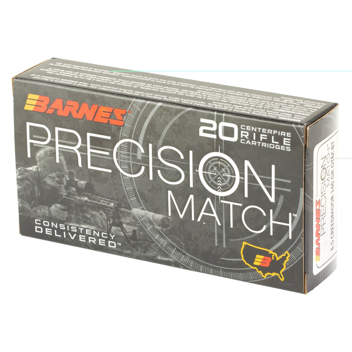 Barnes Prec Mth 6.5cm 140gr 20/200