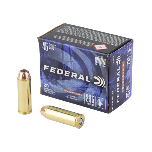 Fed Pwrshk 45colt 235gr Jhp 20/200