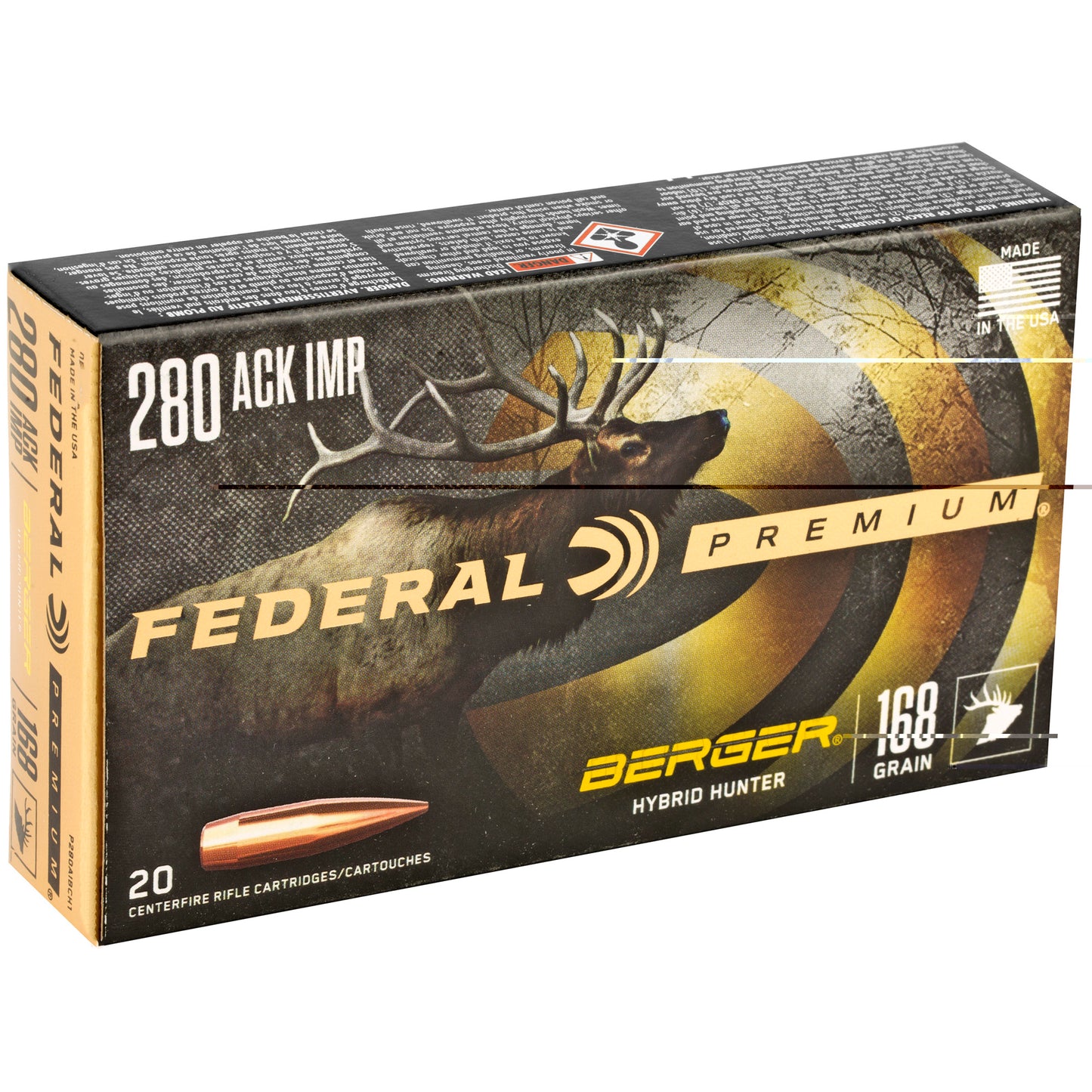 Fed Prm 280ai 168gr Hyb Htr 20/200