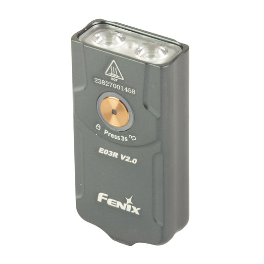 Fenix E03r 500 Lumen Keychain Gray
