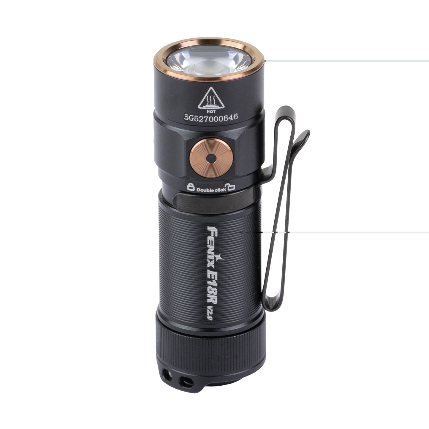 Fenix E18r Rechargable 1200lumen Blk