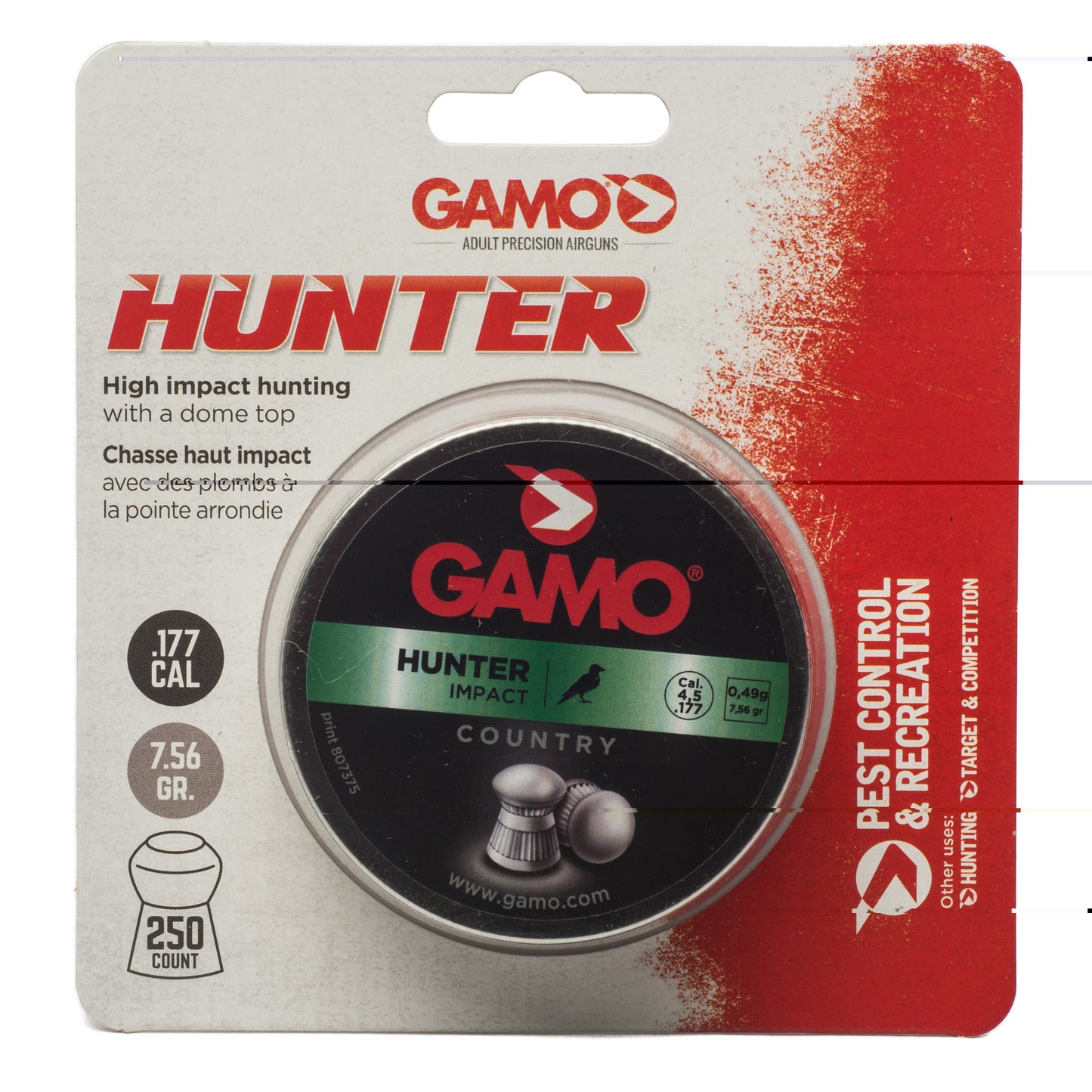 Gamo Hunter Round Nose 250ct