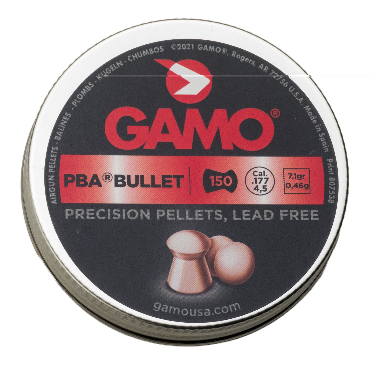 Gamo Pba Bullet Pellets 177cal 150ct