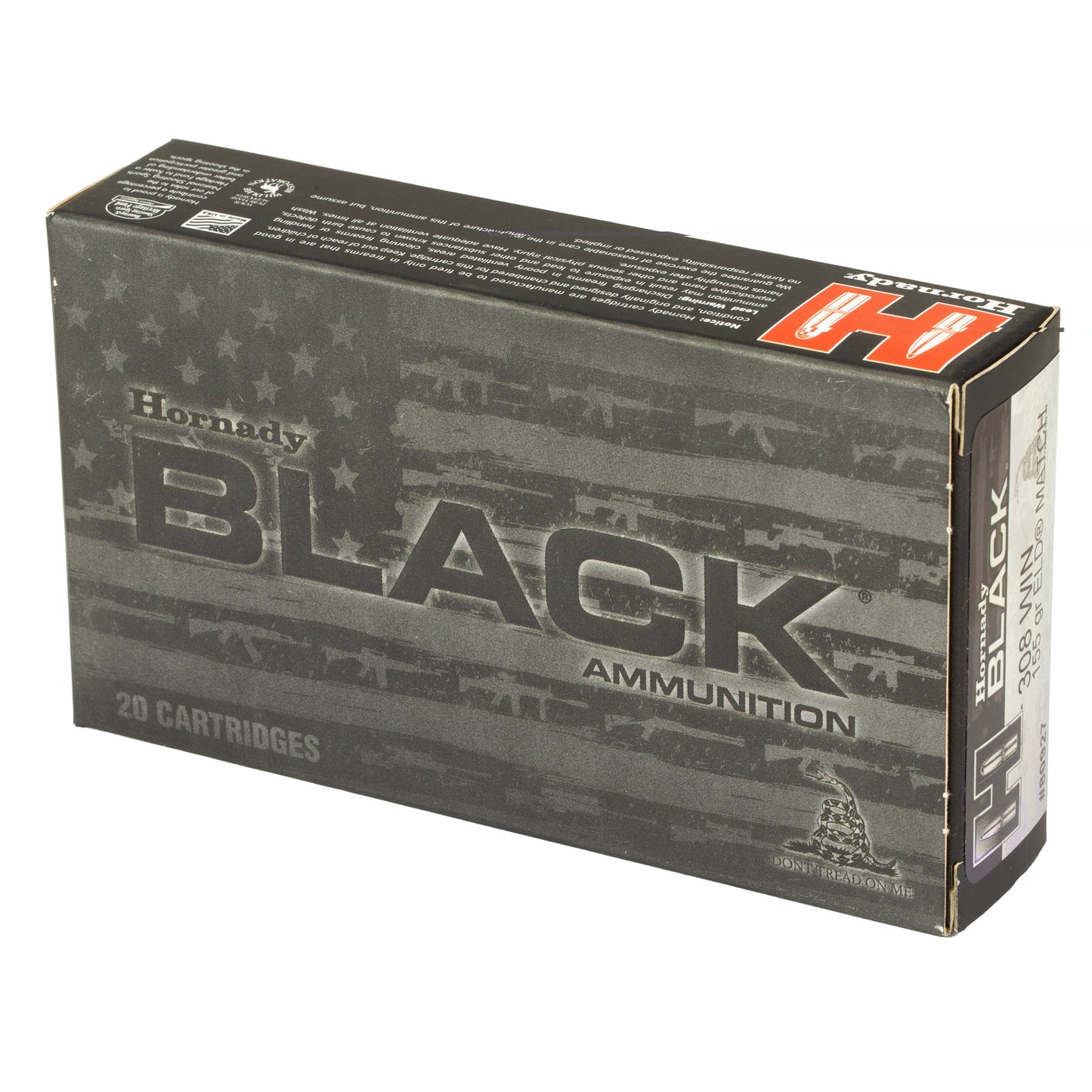 Hrndy Black 308win 155gr Amax 20/200