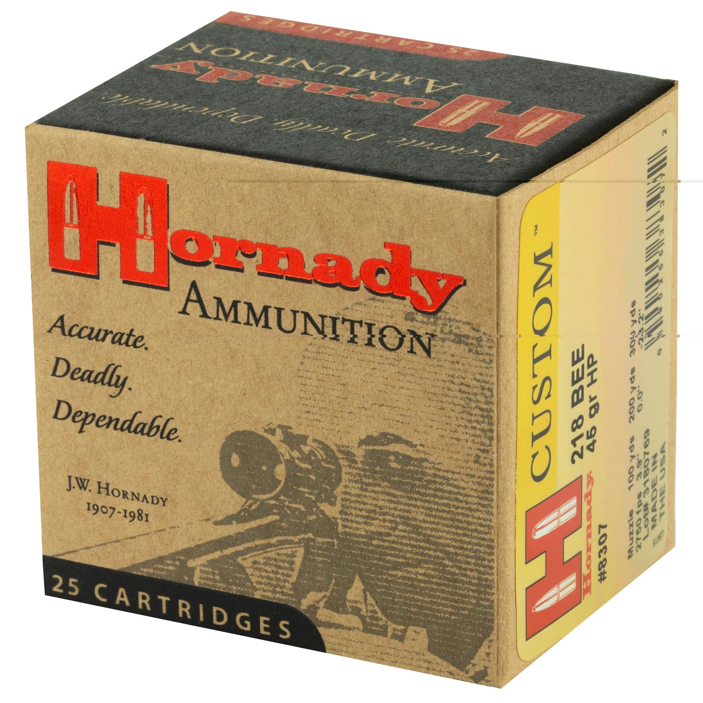 Hrndy 218 Bee 45gr Hp 25/250