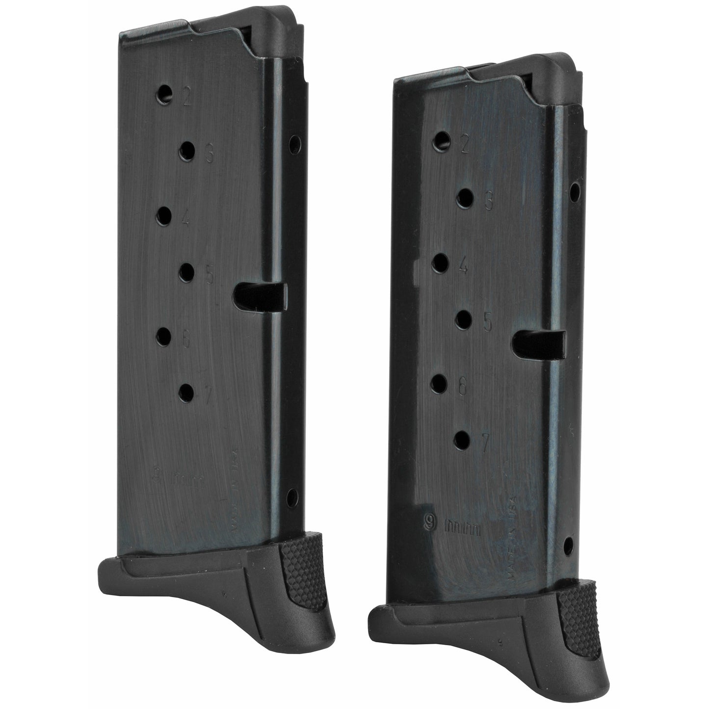 Mag Ruger Lc9/ec9s 7rd Bl W/ext 2pk