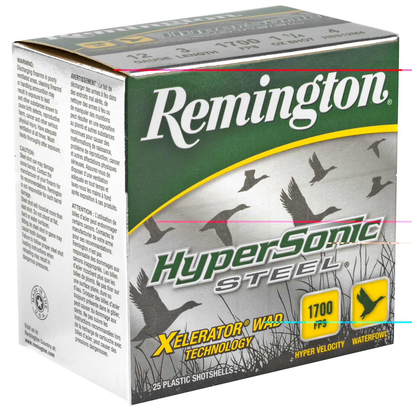 Rem Hypsnc Stl 12ga 3" #4 25/250