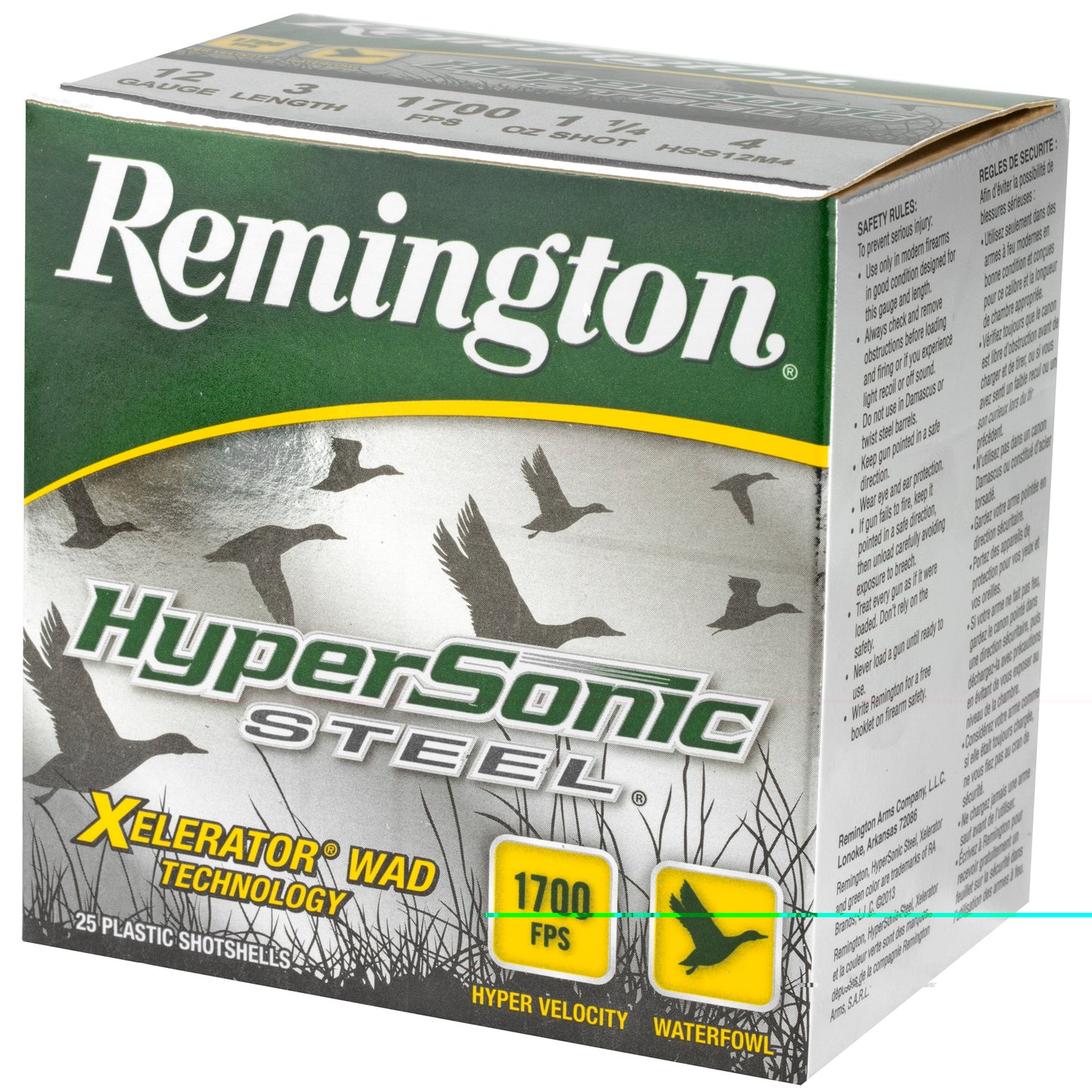 Rem Hypsnc Stl 12ga 3" #4 25/250