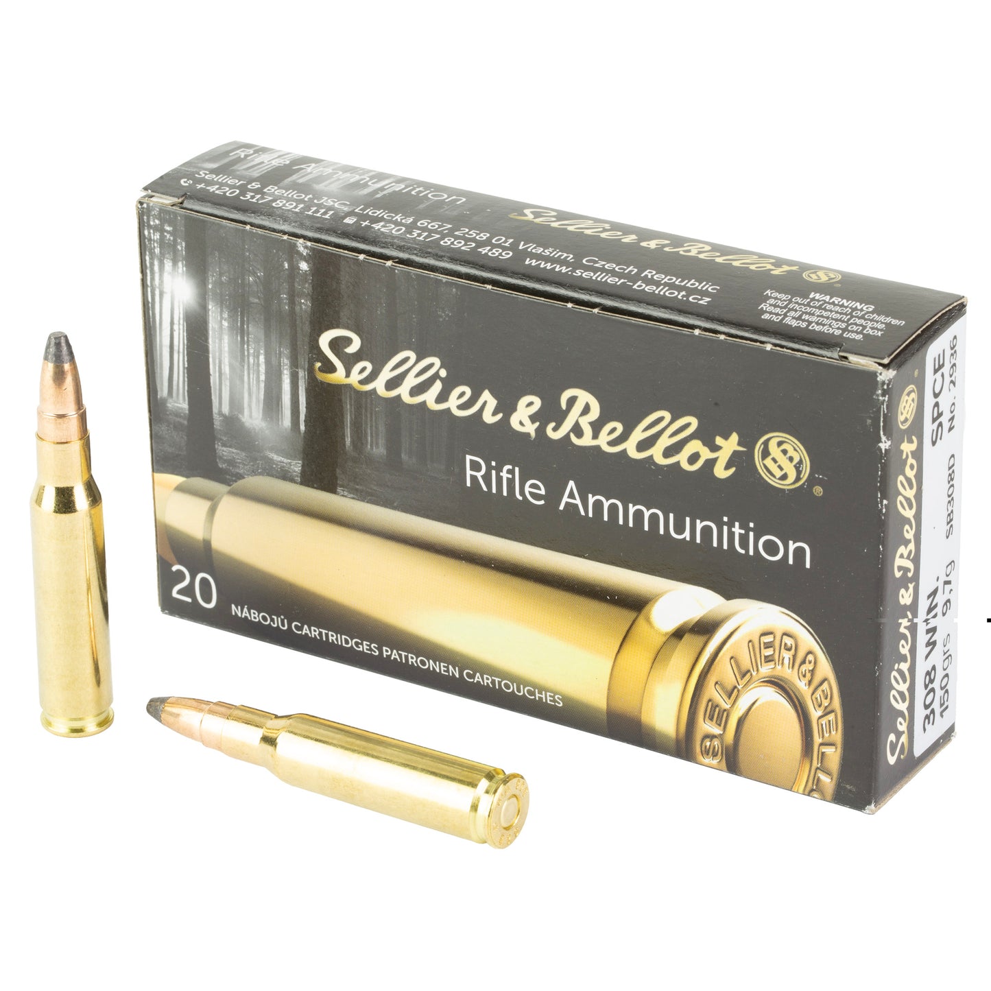 S&b 308win 150gr Spce 20/500