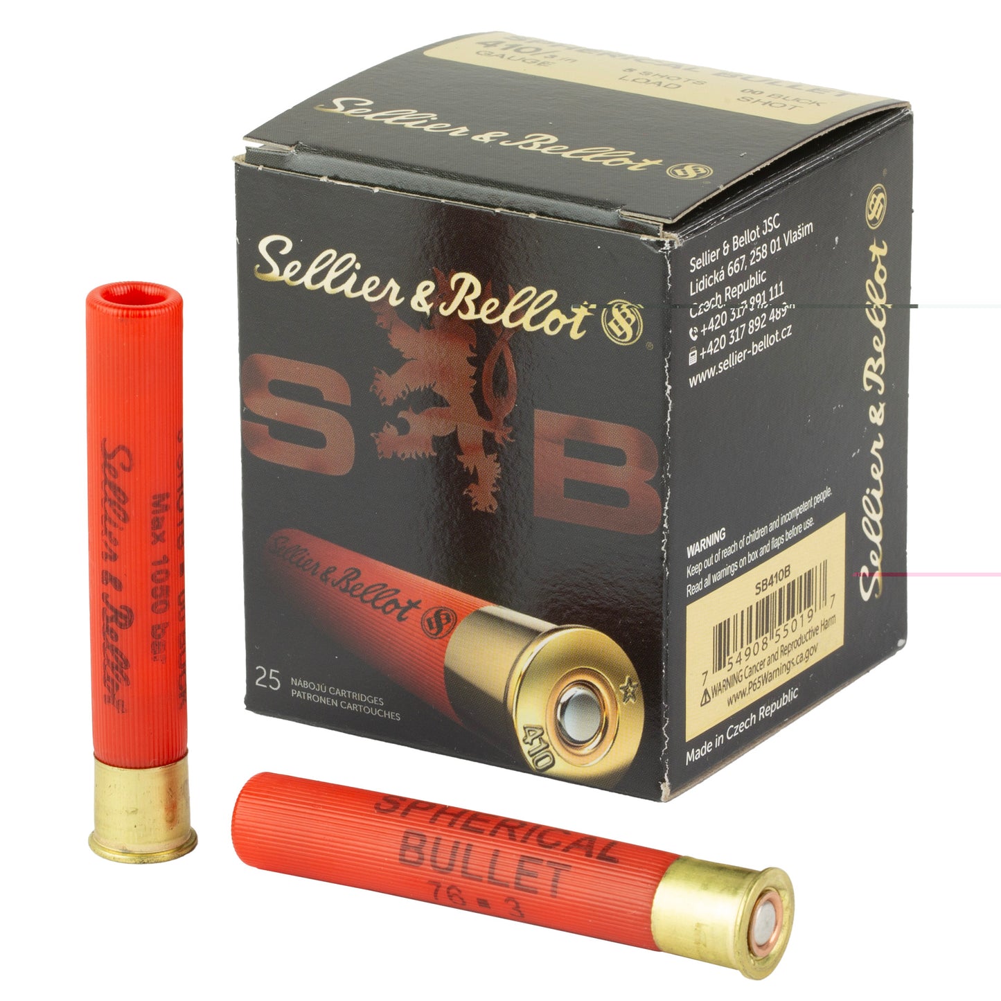 S&b 410ga 3" 00 5pel  25/500