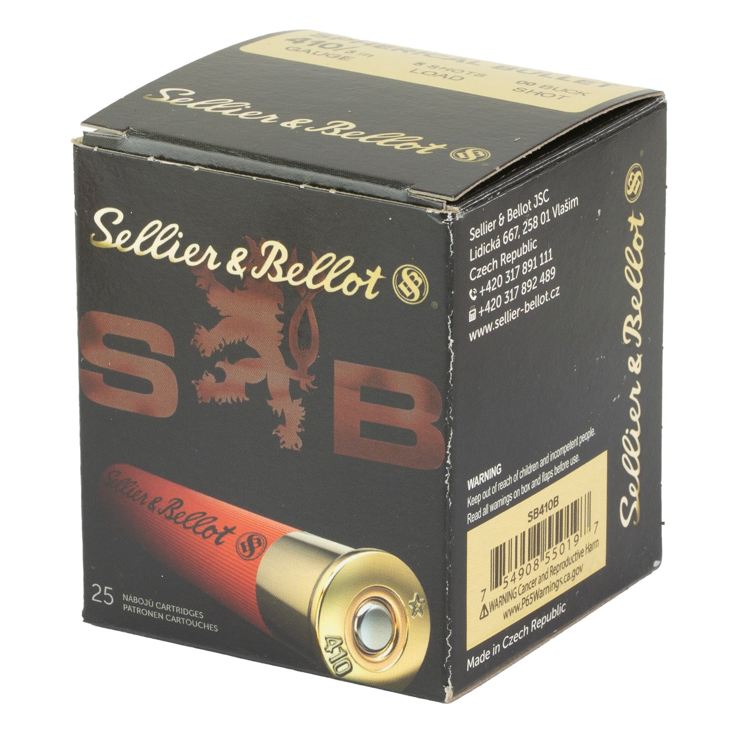 S&b 410ga 3" 00 5pel  25/500