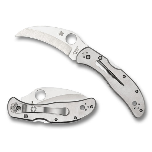 Spyderco Harpy Clipit Ss 2.75" Silv