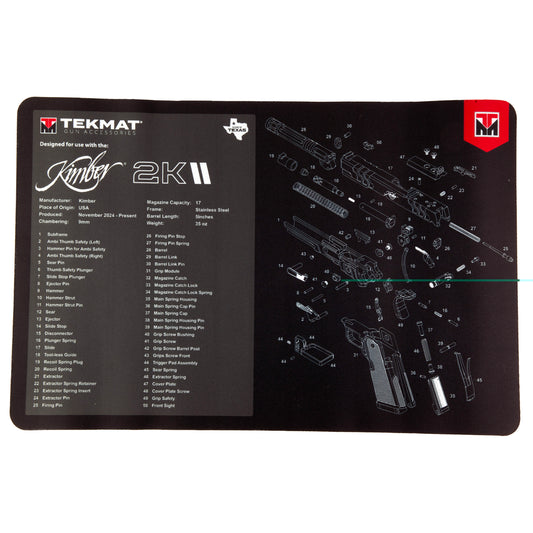 Tekmat Kimber 2k11 Cleaning Mat