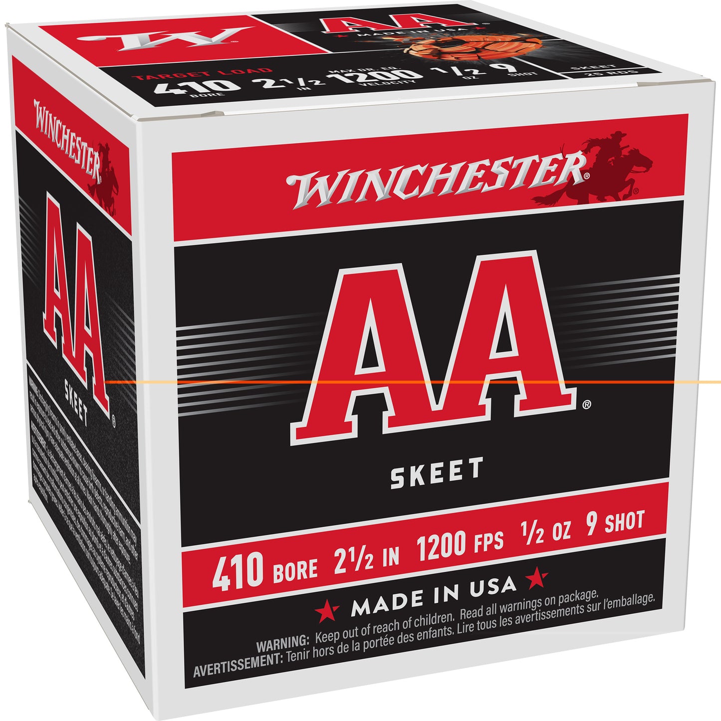 Win Aa 410ga 2.5" #9 25/250