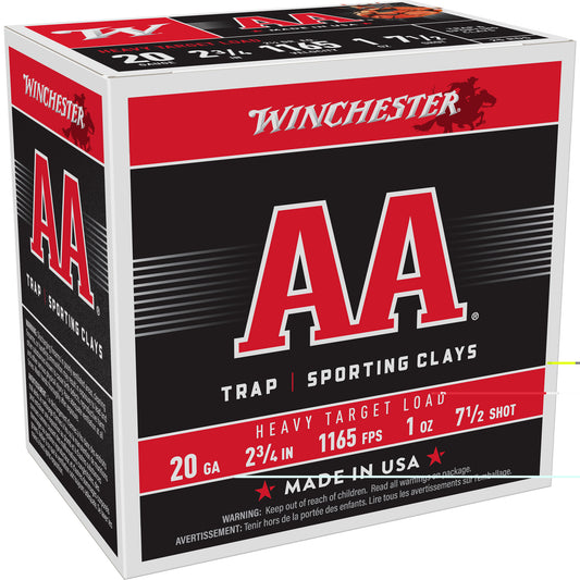 Win Aa Trgt 20ga 2.75" #7.5 25/250