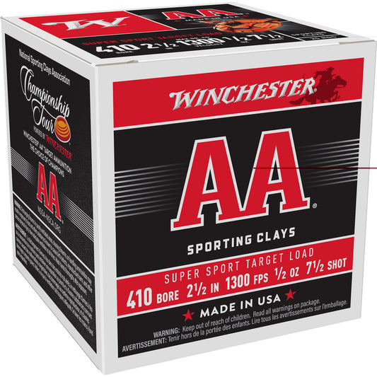 Win Aa Sprspt 410ga 2.5" #7.5 25/250
