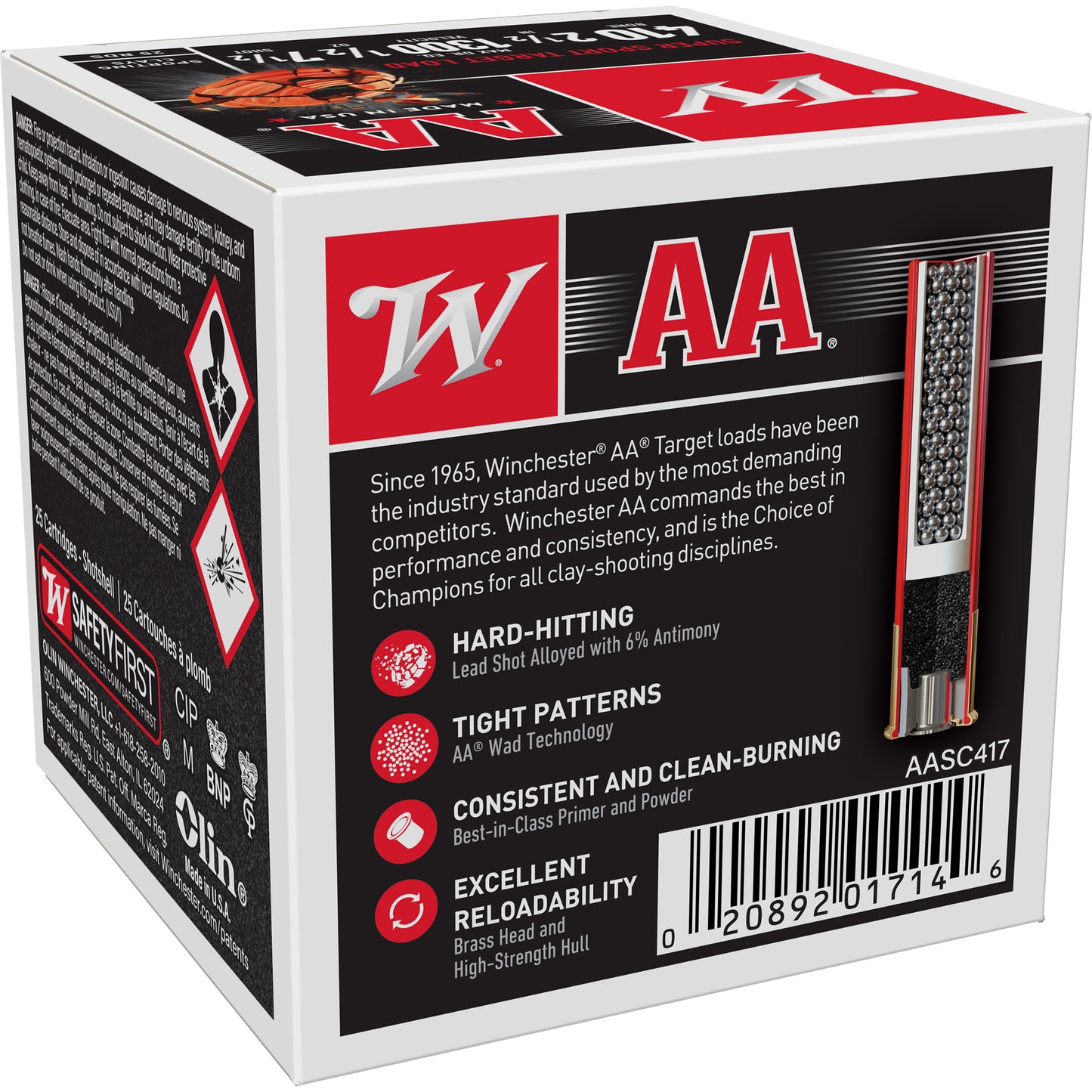 Win Aa Sprspt 410ga 2.5" #7.5 25/250