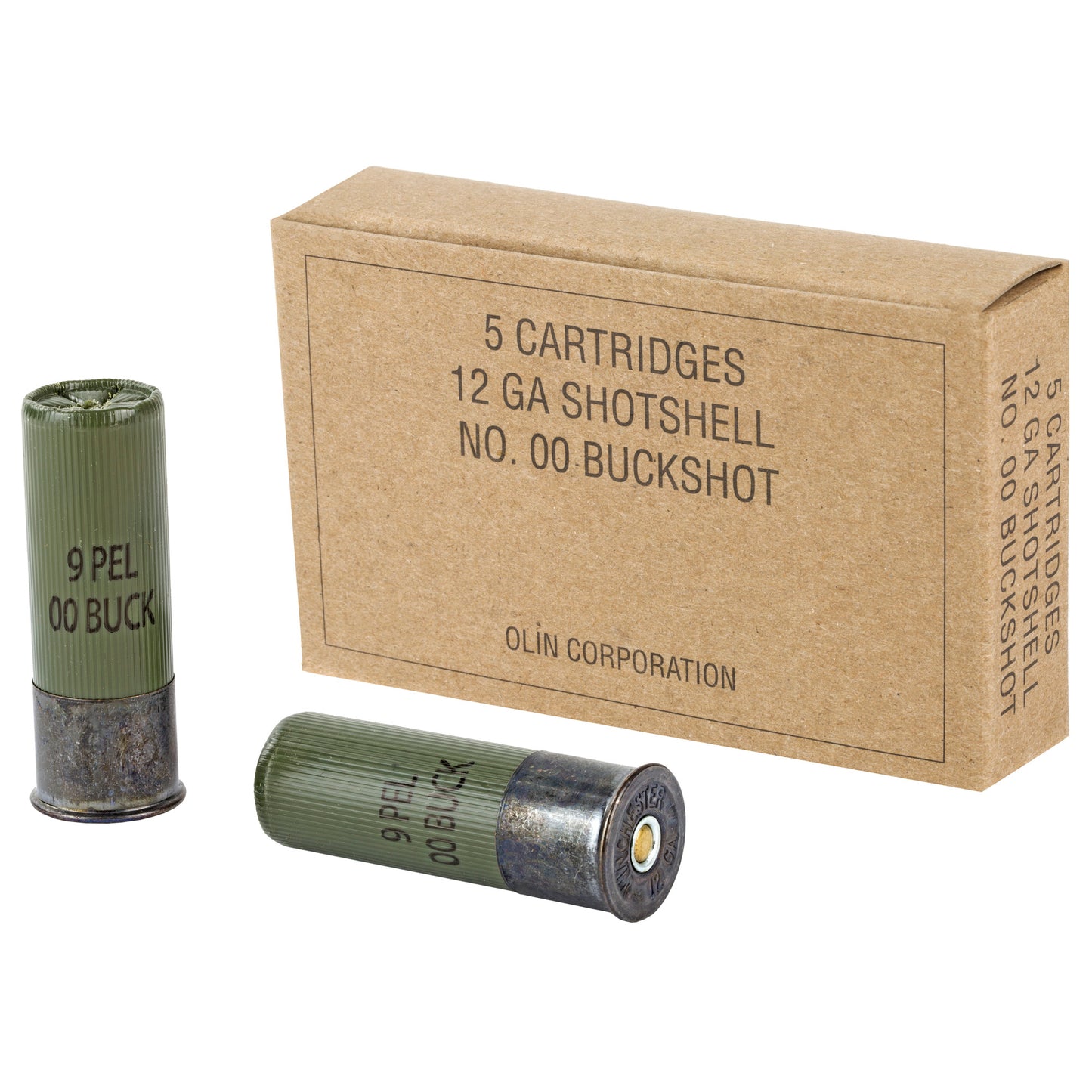 Win Mil Grade 12ga 2.75" 00bk 5/250