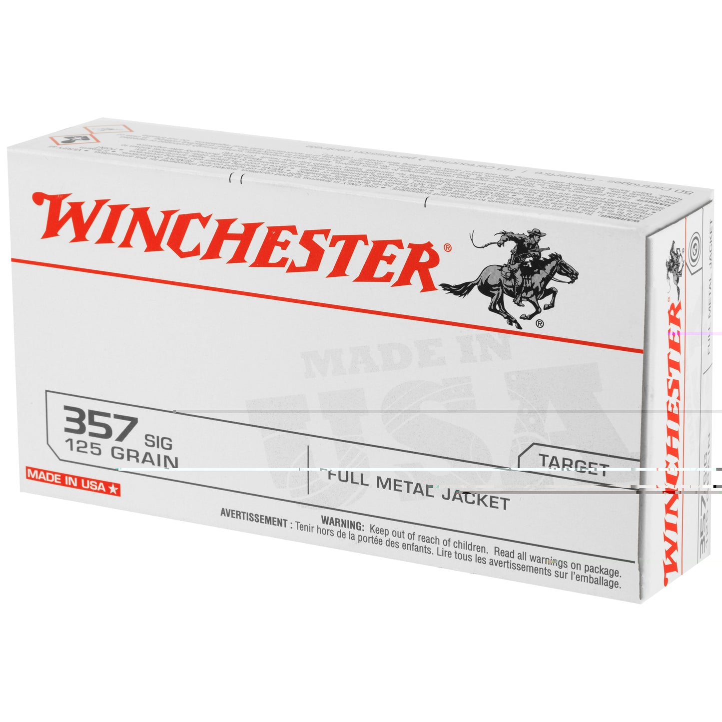 Win Usa 357sig 125gr Fmj 50/500