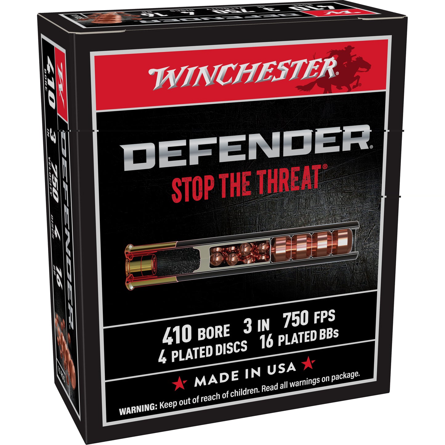 Win Pdx1 410ga 3" 3x12 Pellet 10/100