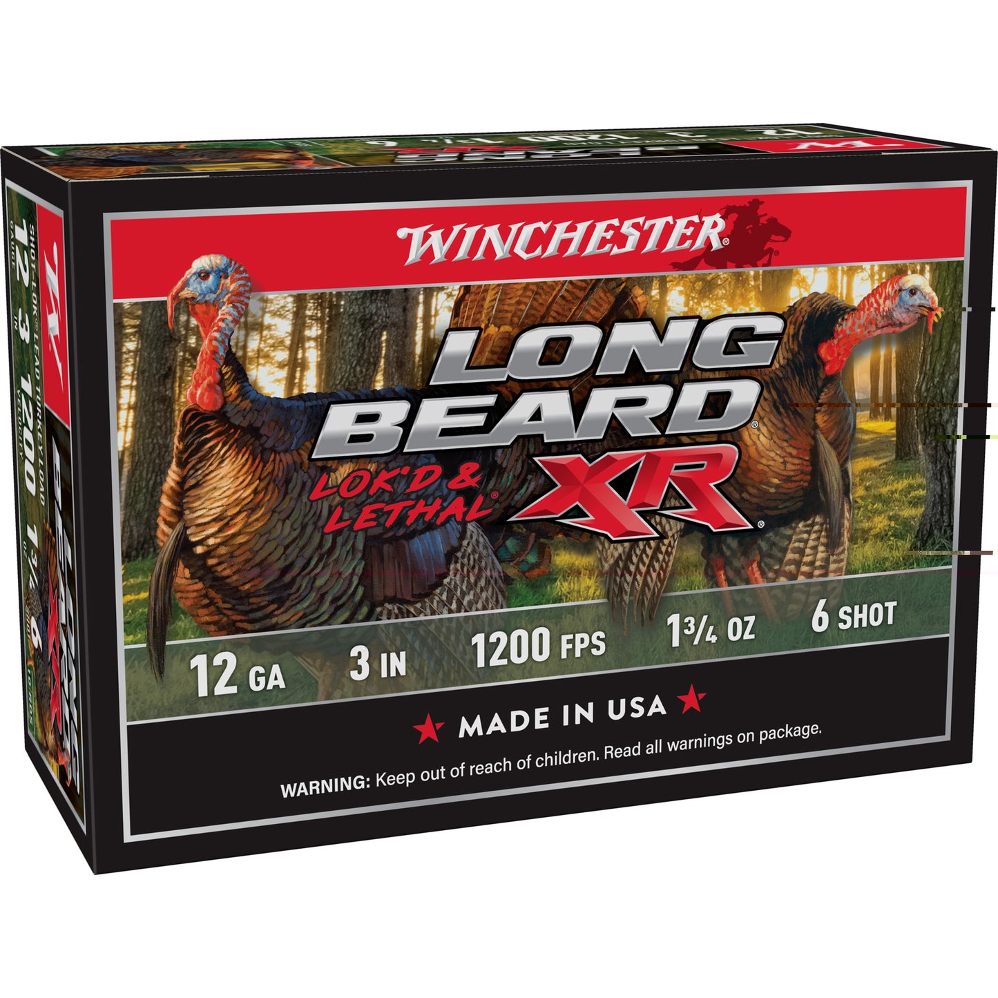 Win Lb Xr Trky 12ga 3" #6 1.75oz 10/