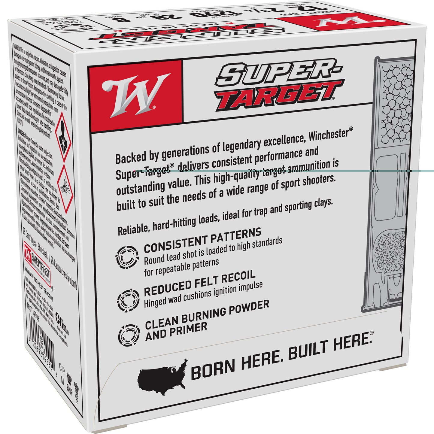 Win Spr-trgt 12ga 2-3/4" #8 25/250