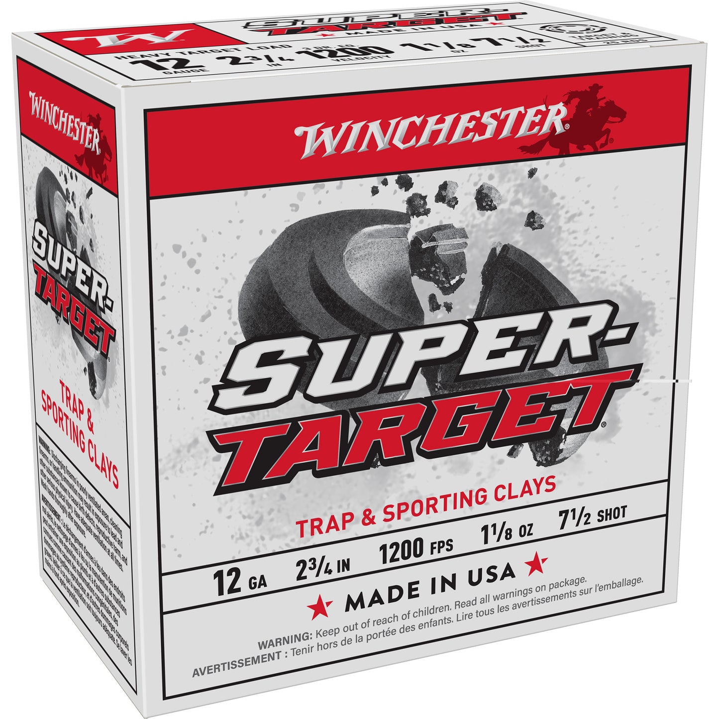 Win Sptrgt Hvy 12ga 2.75 #7.5 25/250