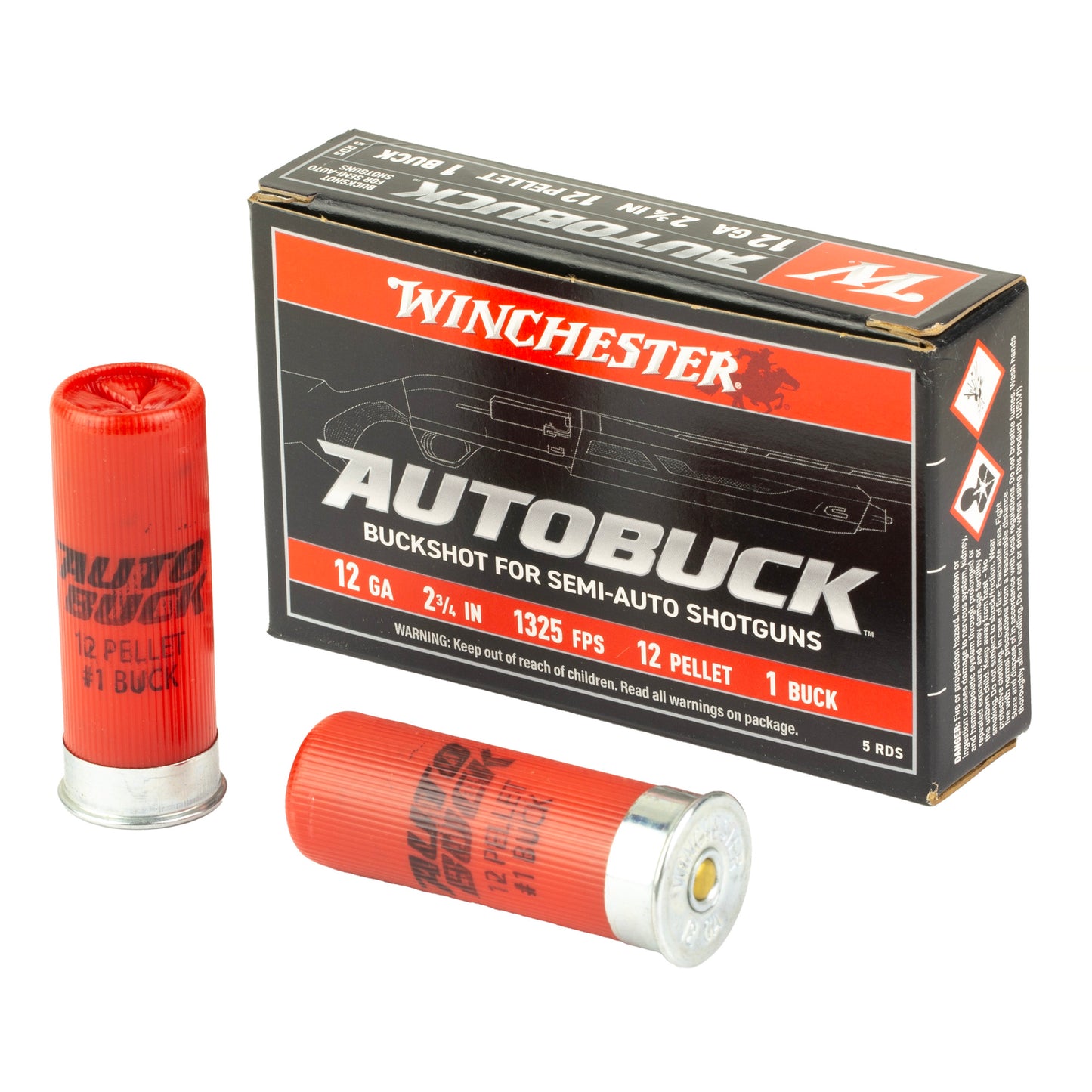 Win Suprx 12ga 2.75" Bucksht 1 5/250