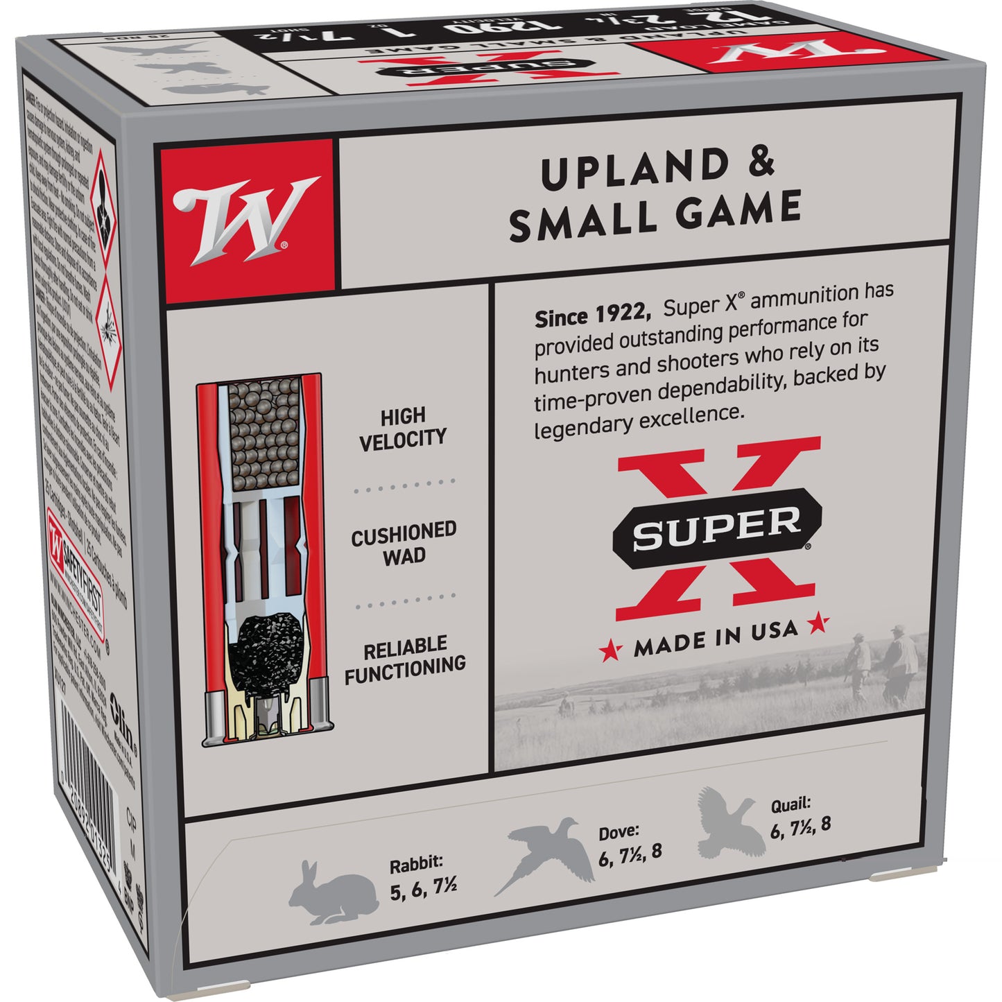 Win Sprx 12ga 2.75" #7.5 25/250