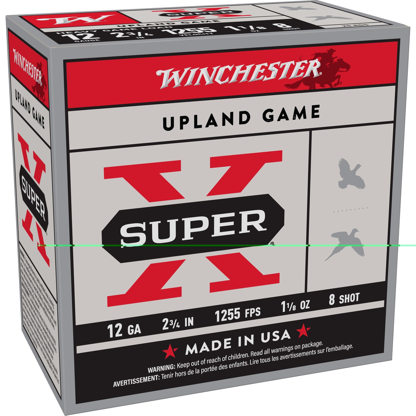 Win Sprx Hgl 12ga 2.75" #8 25/250