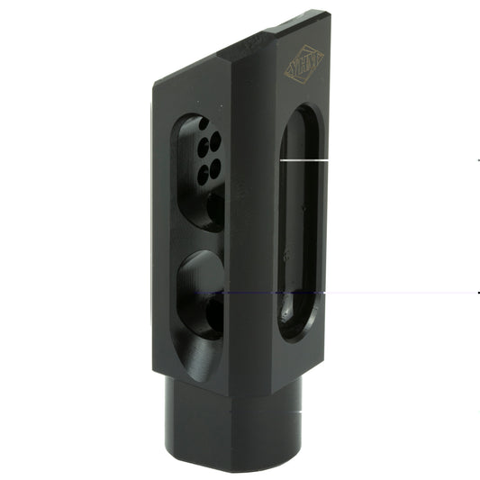 Yhm Slant Brake/comp 5/8-24 .30cal